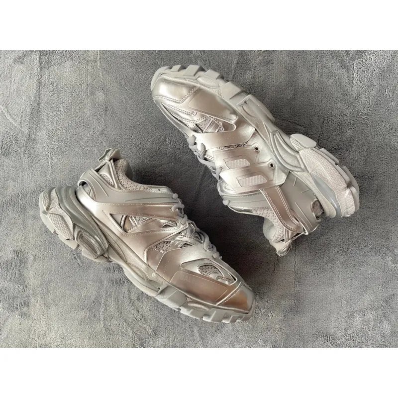 Balenciaga Track.2 Open Sneaker Bright Silver 542436 W2FS3 8100 ??