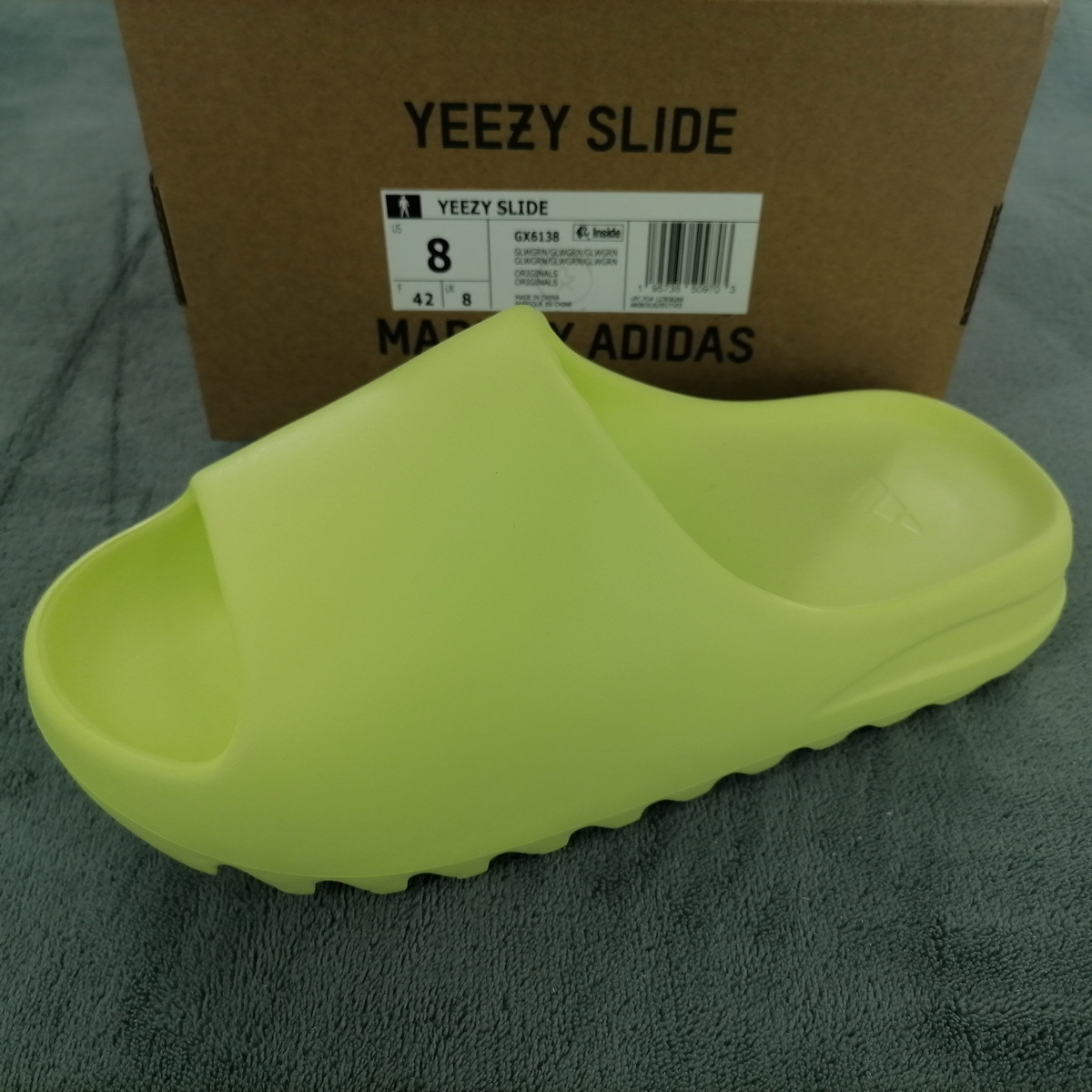 yeezy slide glow