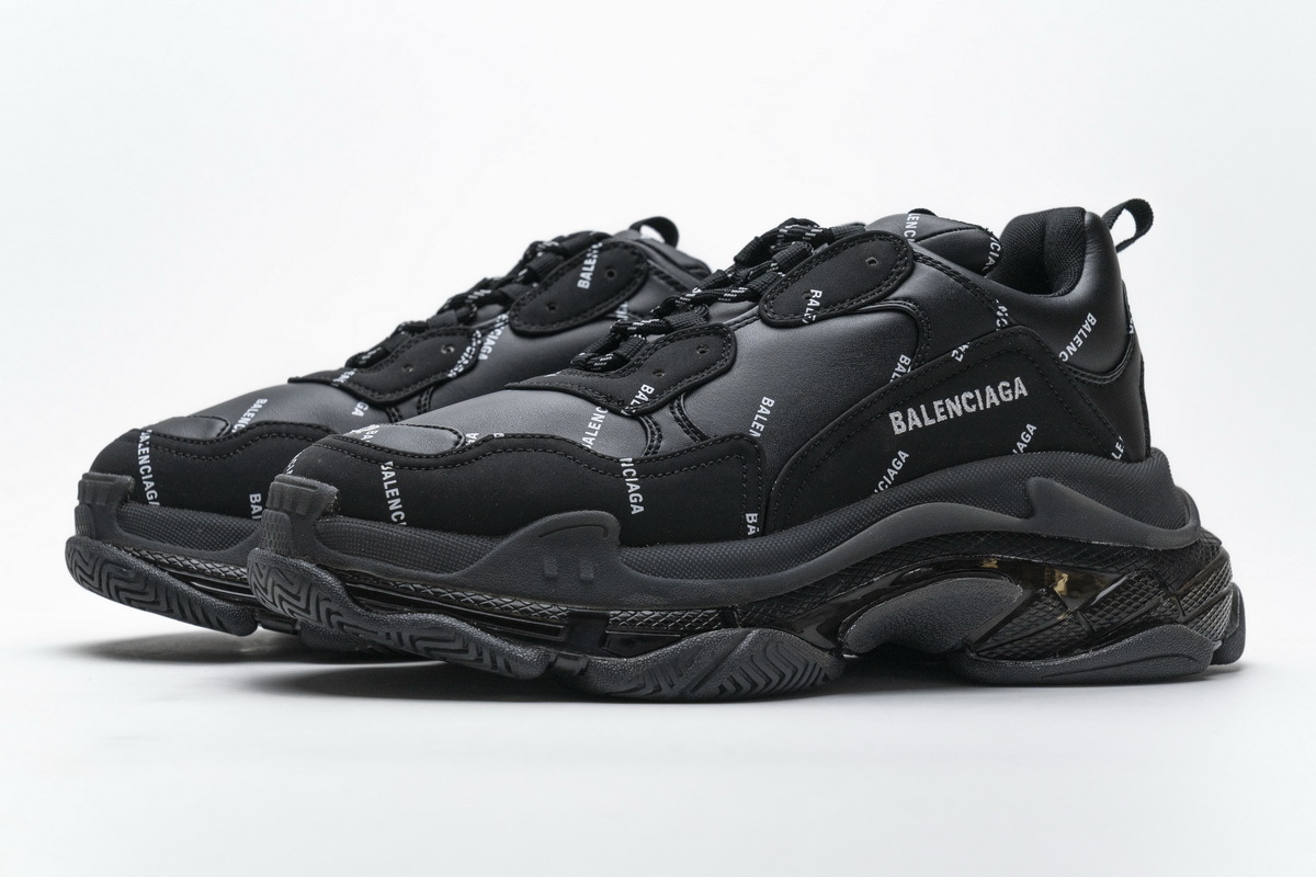 Balenciaga Triple S Letter Black 524039 W09E1 2021 ??