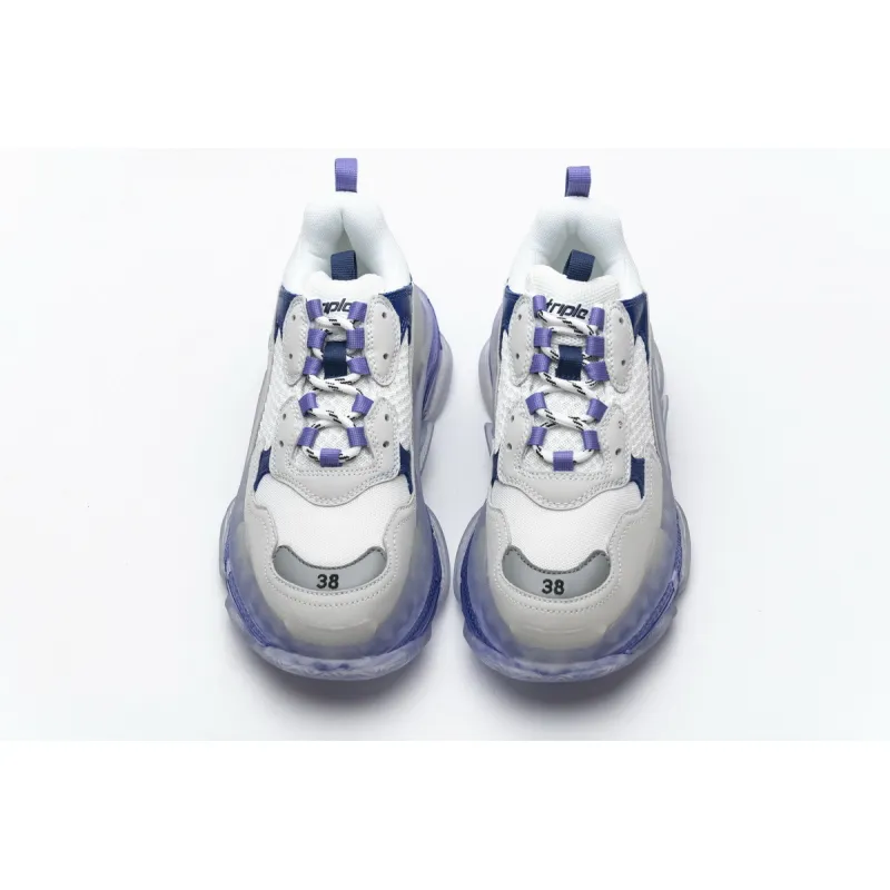 Balenciaga Triple S White Purple 544351 W09E1 1322 ??