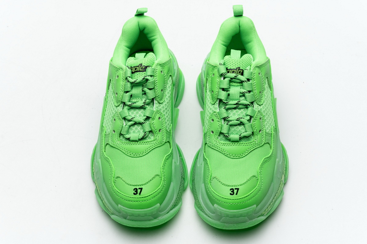 Balenciaga Triple S Fluo Green 544351 W09OL 3801 ??