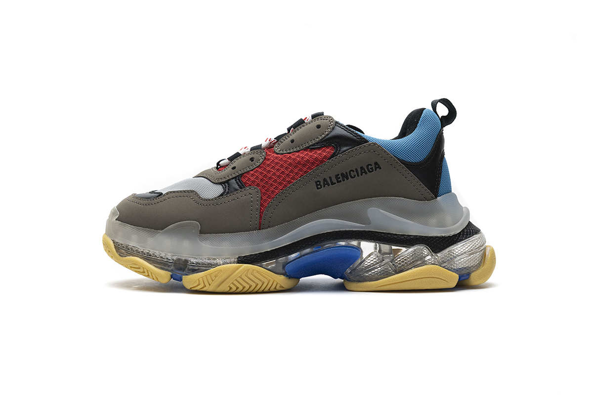 Balenciaga Triple S Blue Red 544351 W09O1 2120 ??