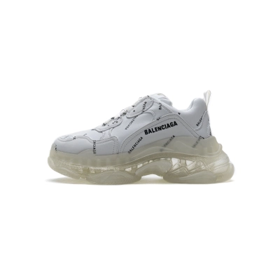 Balenciaga Triple S Letter White 524039 W09E1 2021  01