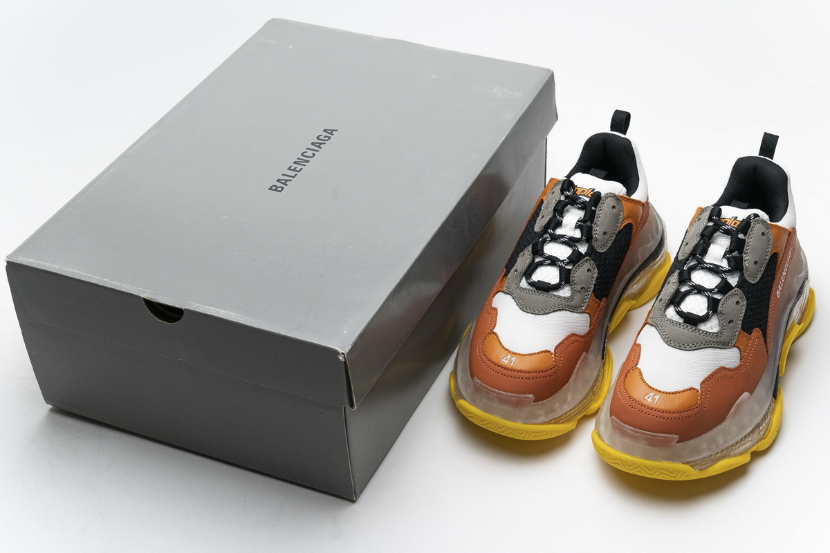 Balenciaga Triple S Black Orange 541624 W09E1 1766 ??
