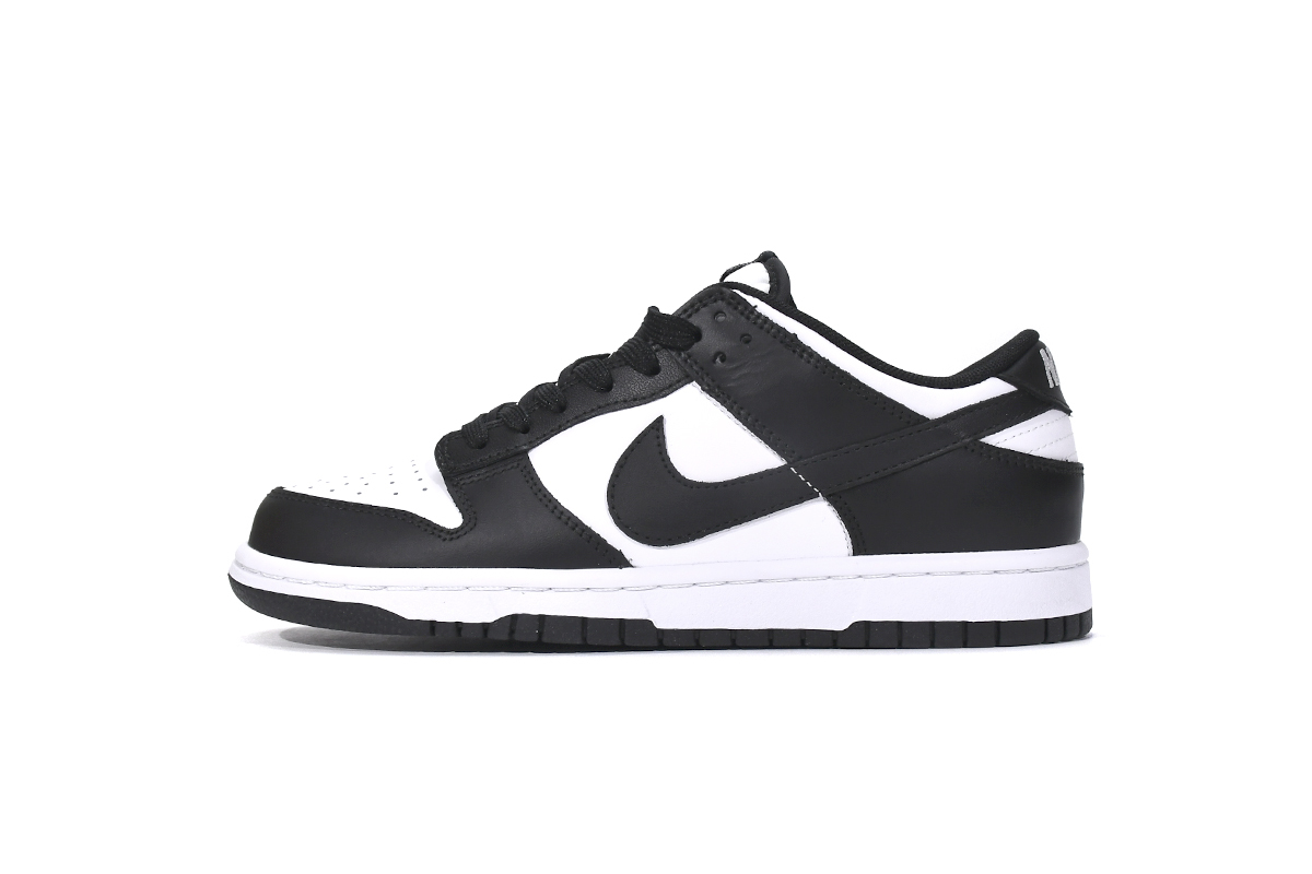 nike dunk low retro white black