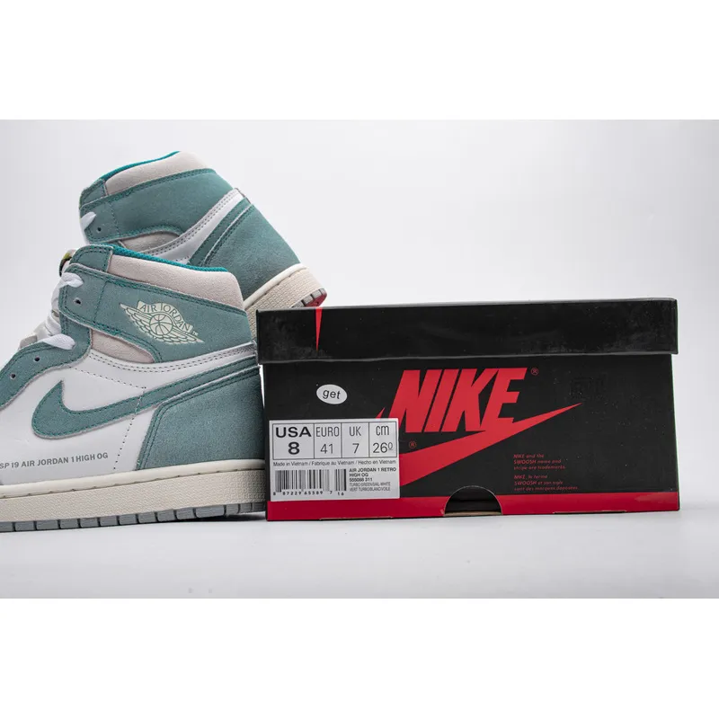 Air Jordan 1 OG Hi Retro “Turbo Green” 555088-311
