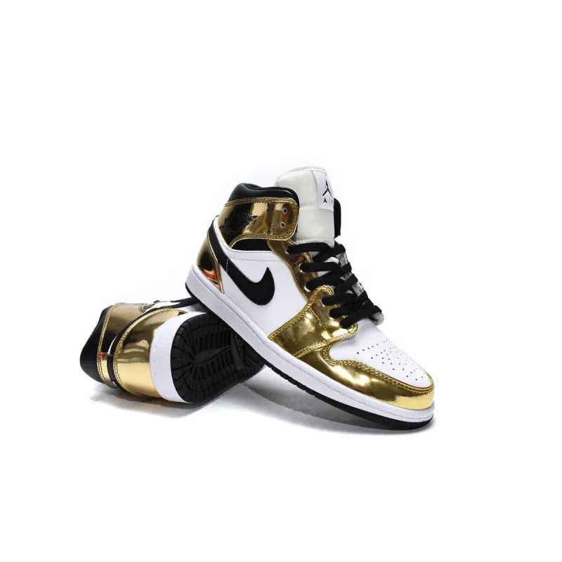 Air Jordan 1 Mid SE GS Metallic Gold DC1420-700