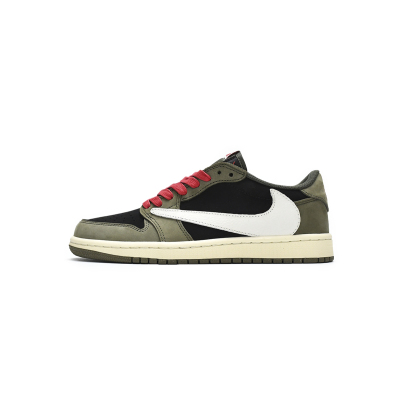 Travis Scott x Air Jordan 1 Low Dark Green DM7866-196  01