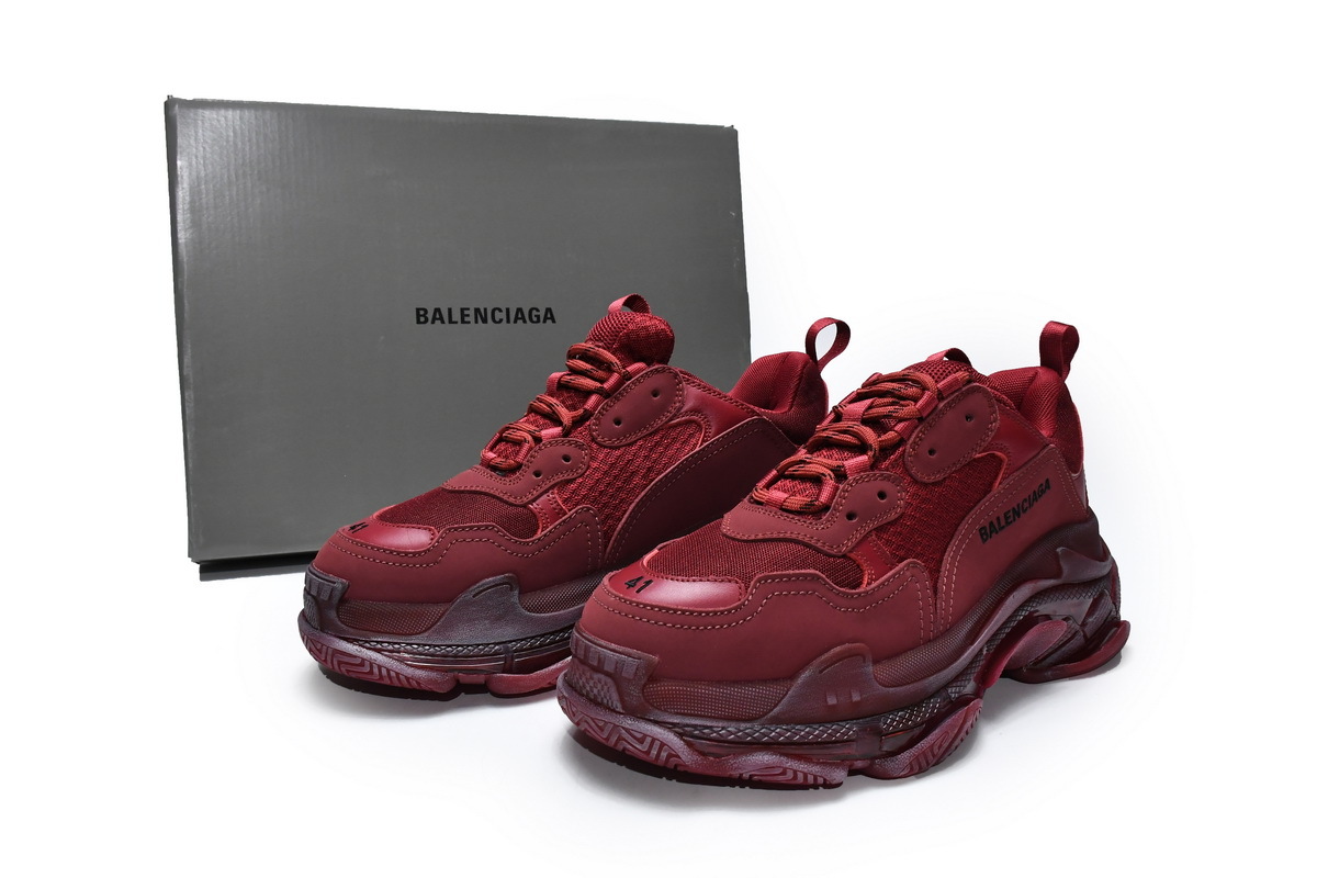 Balenciaga Triple S Red Wine  544351 W06F1 9878 ??