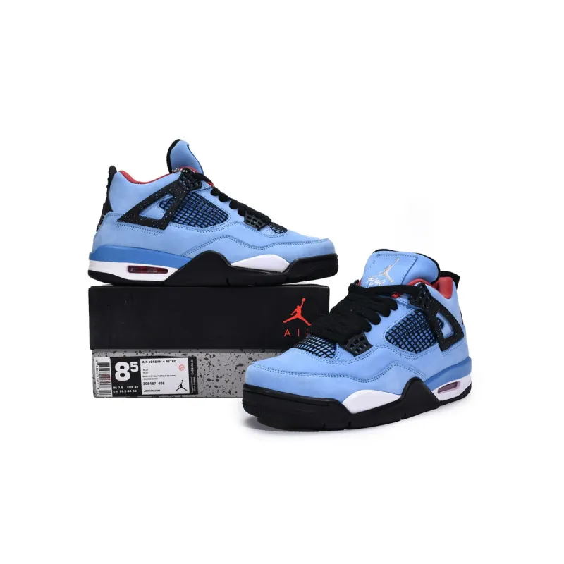Travis Scott x Air Jordan 4 Houston Oilers Cactus Jack 308497-406