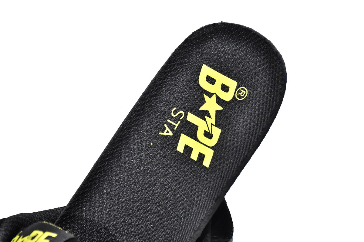 Bapesta Bape Sk8 Sta Low Black Electric Yellow 1G70-191-031
