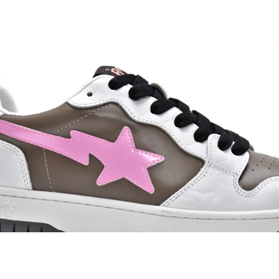 Bapesta Bape Sk8 Sta Low White Brown 1G70-109-0012 02