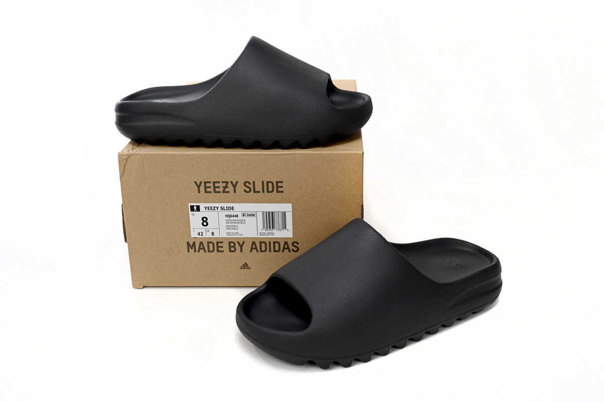 onyx yeezy slide