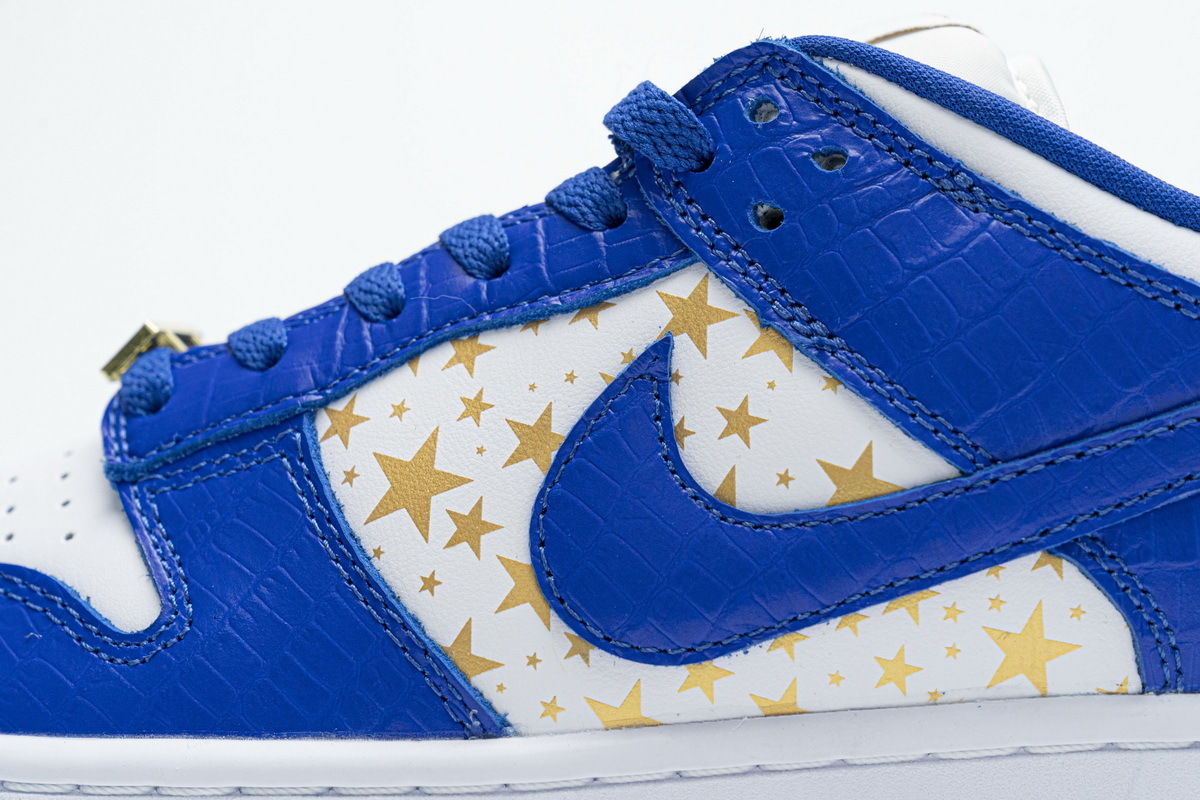 Nike SB Dunk Low Supreme Stars Hyper Royal DH3228-100