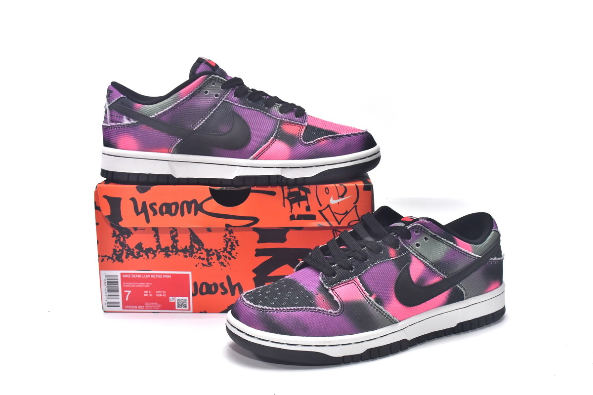 Nike Dunk Low Graffiti Purple DM0108-002