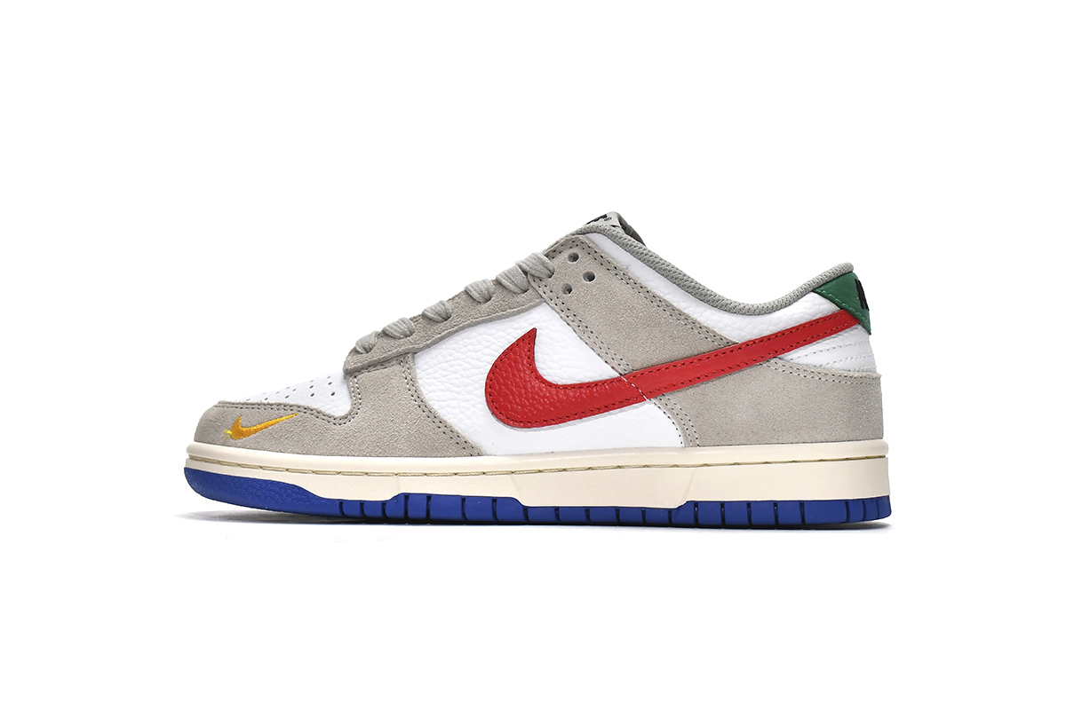 Nike Dunk Low Light Iron Ore Red Blue
