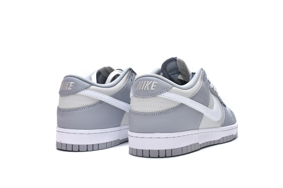  Dunk Low Grey White