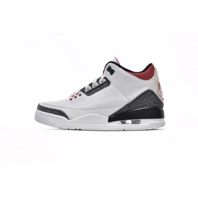 Jordan 3 Fire Red Denim  CZ6634-100 01
