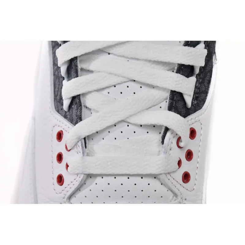 Jordan 3 Fire Red Denim  CZ6634-100