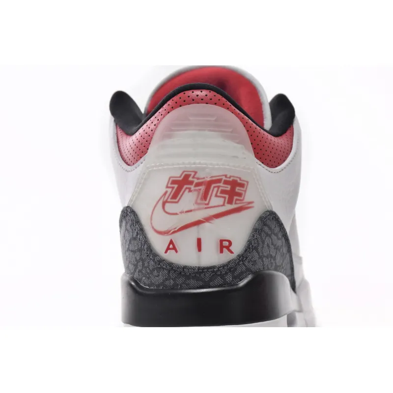 Jordan 3 Fire Red Denim  CZ6634-100