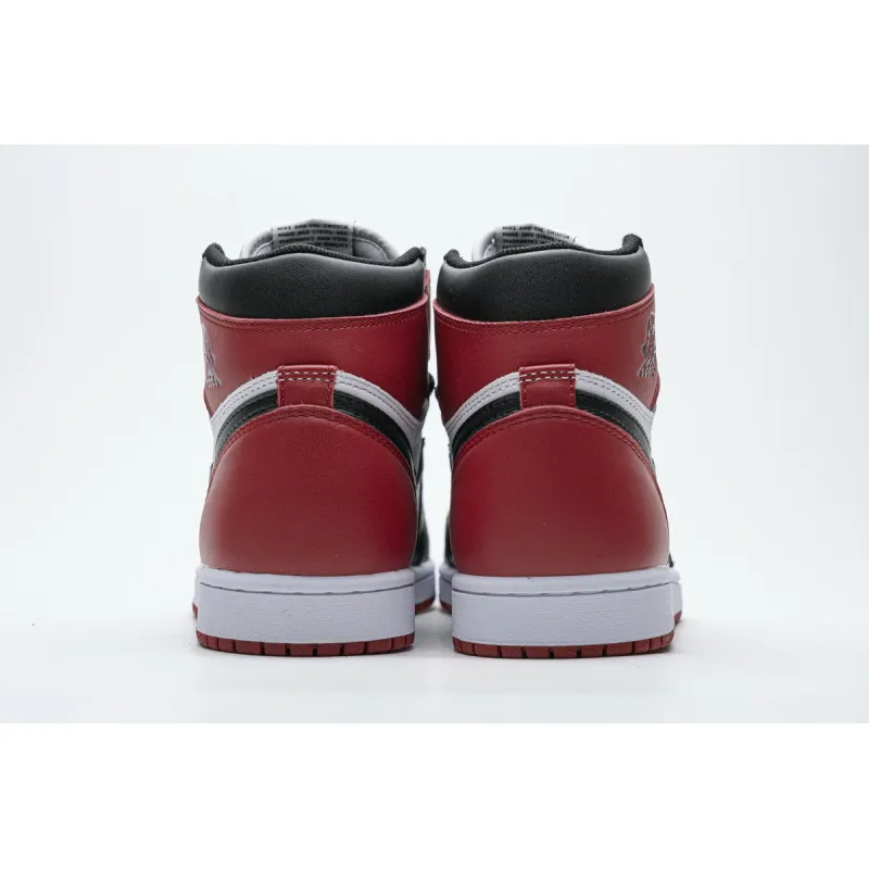 Air Jordan 1 Retro High OG Black Toe 555088-125