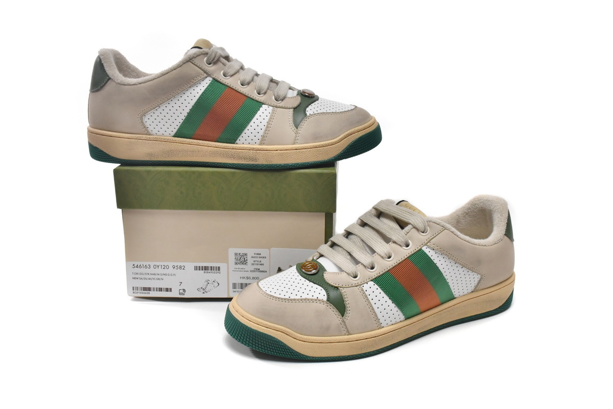 Gucci Women'S Screener Off White