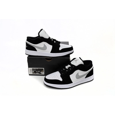Air Jordan 1 Low Black and White Gray  552780-018 02