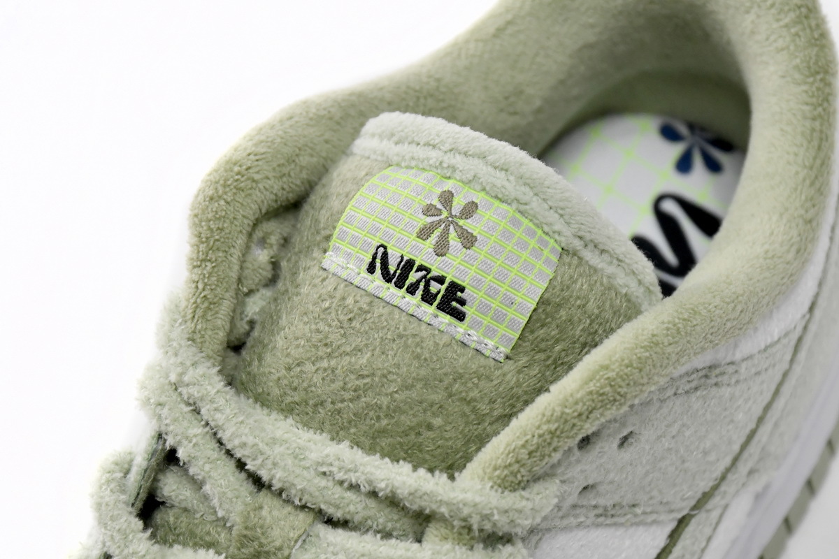 Nike Dunk Low Fleece Green DQ7579-300