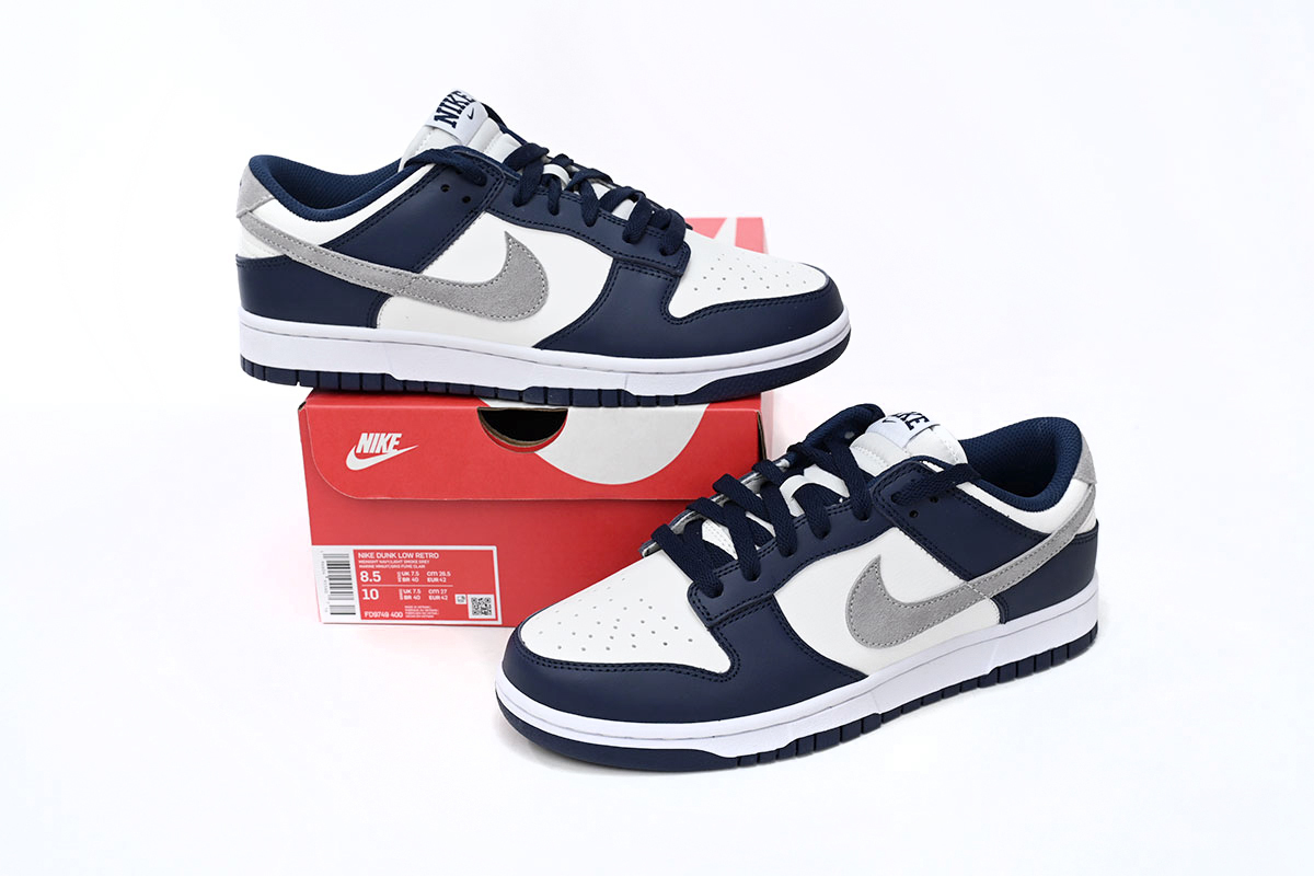 Dunk Low Midnight Navy Smoke Grey  FD9749-400