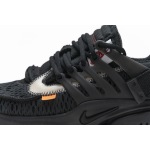 nike off-white presto black