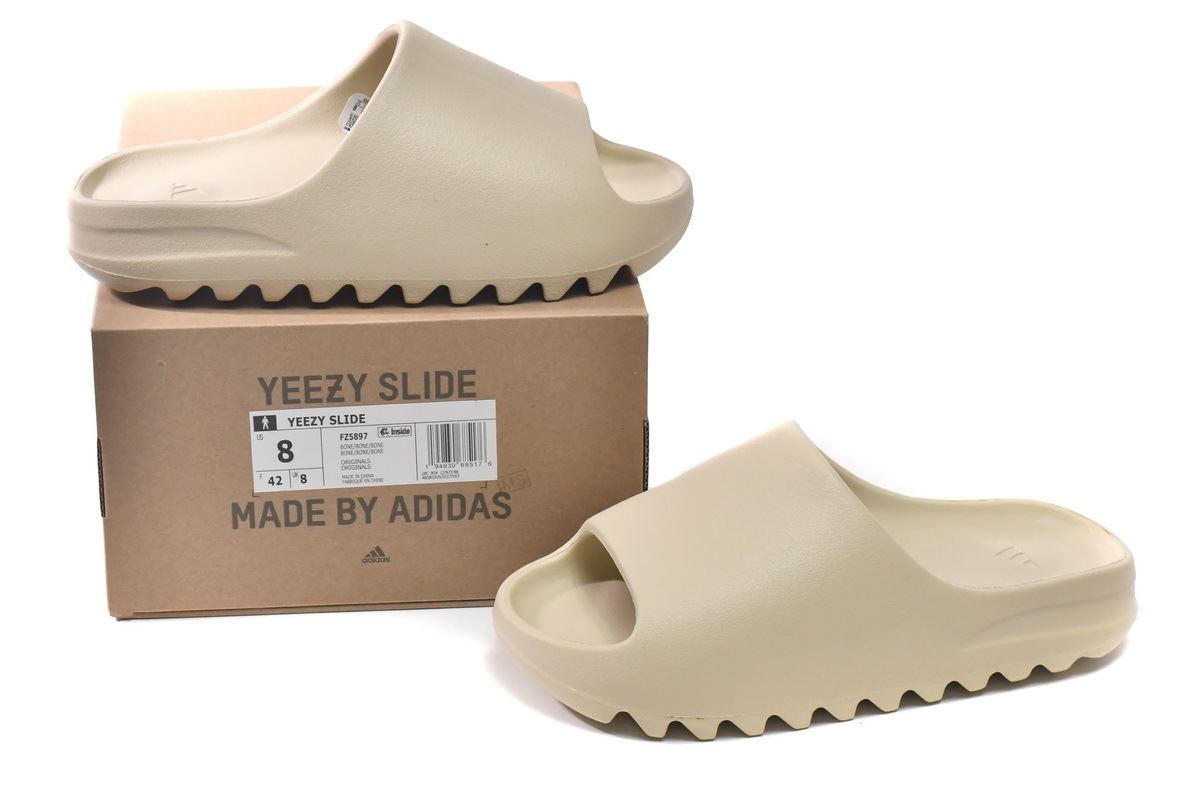 Bone Yeezy Slides
