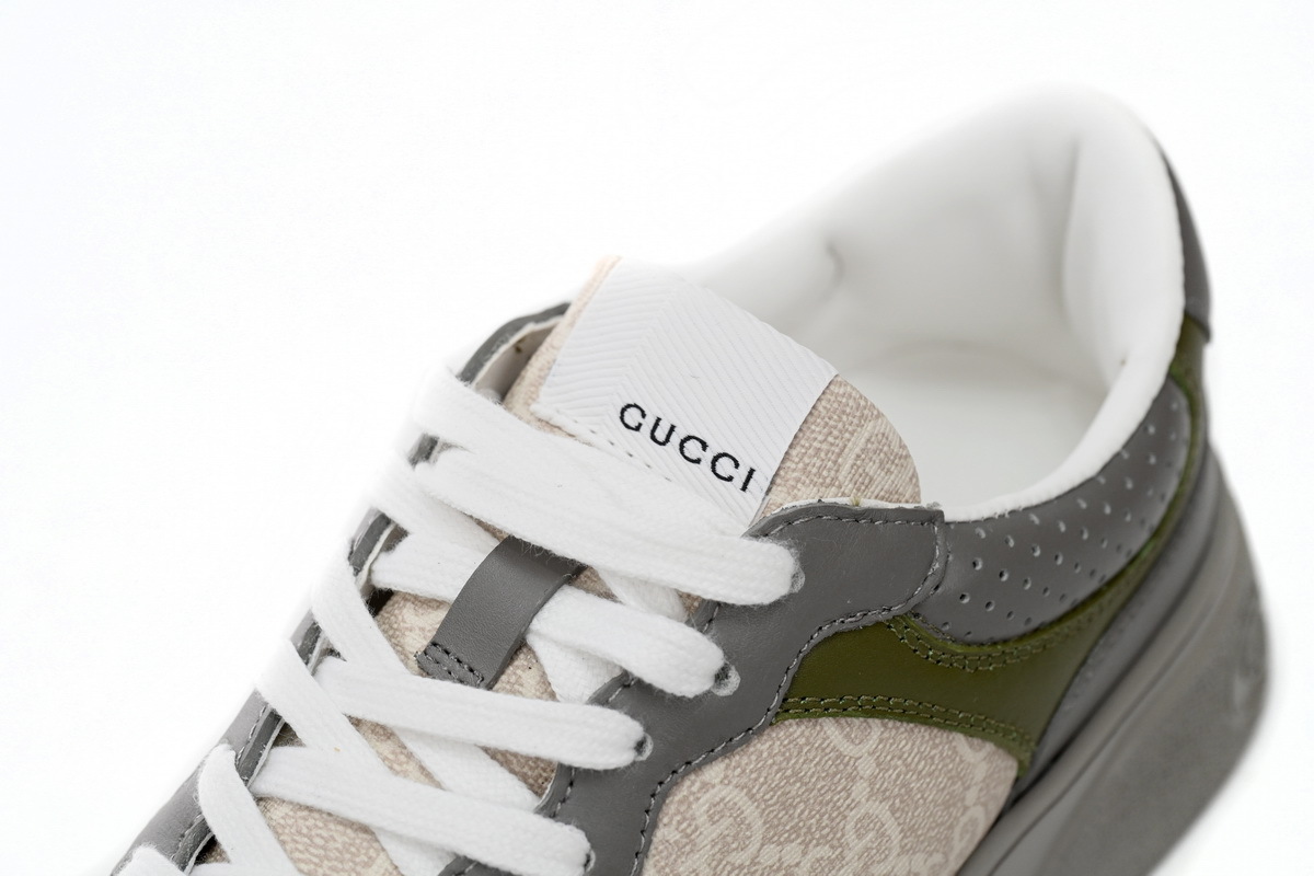 Gucci GG Sneaker White Beige 700641 UPG90 1282