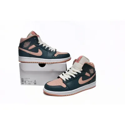Air Jordan 1 Mid Dark Teal Green BQ6472-308 02
