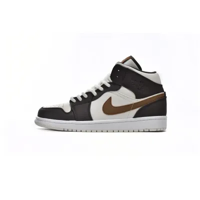 Air Jordan 1 Mid SE Cream Dark Chocolate DO6699-200 01