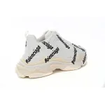 Balenciaga Triple S Allover Logo White 524039 W2FAB 9010