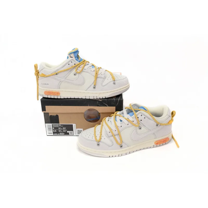 OFF WHITE x Nike Dunk SB Low The 50 NO.34 DJ0950-102