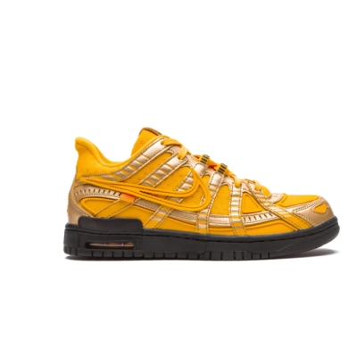 Nike Air Rubber Dunk Off-White University Gold CU6015-700 02