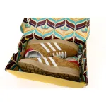 Adidas x Gucci Gazelle Beige Brown 'GG Monogram'