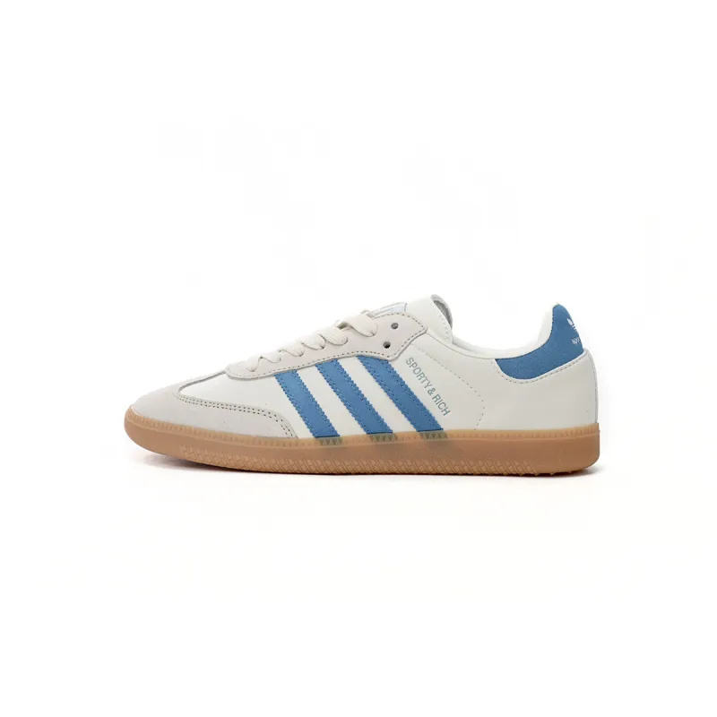 Fake adidas Samba OG Sporty & Rich Cream Blue