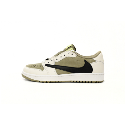 Jordan 1 Retro Low Golf Travis Scott Neutral Olive FZ3124-200 01