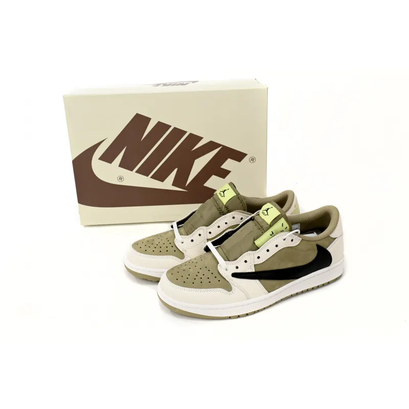 Jordan 1 Retro Low Golf Travis Scott Neutral Olive FZ3124-200