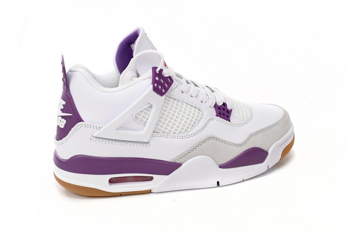 Air Jordan 4 Nike SB SP White Purple
