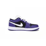 Jordan 1 Low Court Purple Black?Men