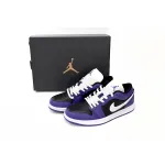 Jordan 1 Low Court Purple Black?Women