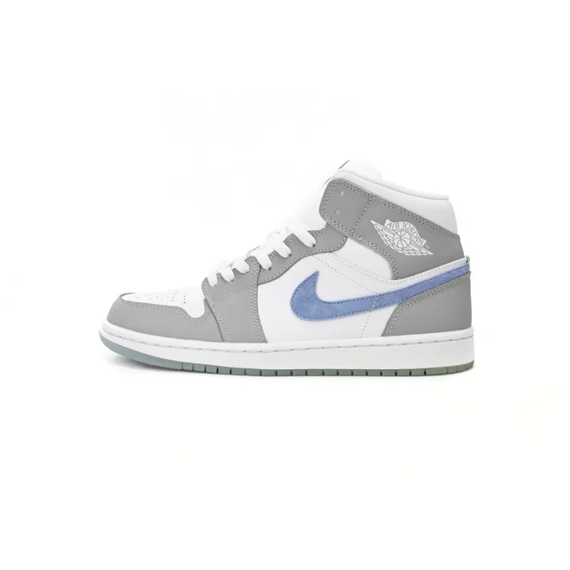 Jordan 1 Mid Wolf Grey Aluminum BQ6472-105