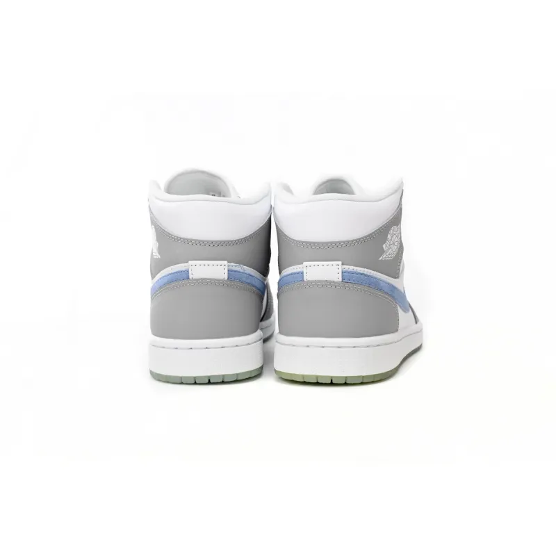 Jordan 1 Mid Wolf Grey Aluminum BQ6472-105