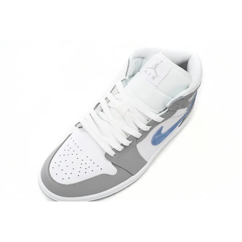 Jordan 1 Mid Wolf Grey Aluminum BQ6472-105