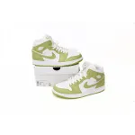 Jordan 1 Mid Green Python Men