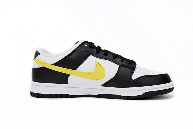 Dunk Low Black Yellow White