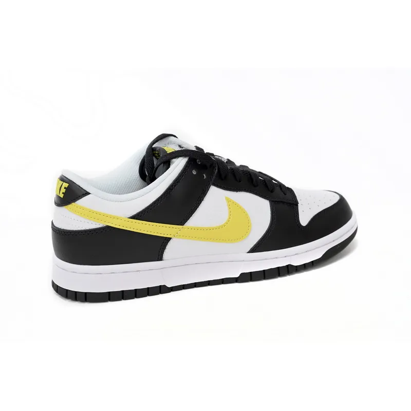 Nike Dunk Low Black Yellow White Women